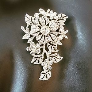 Rhinestone brooch